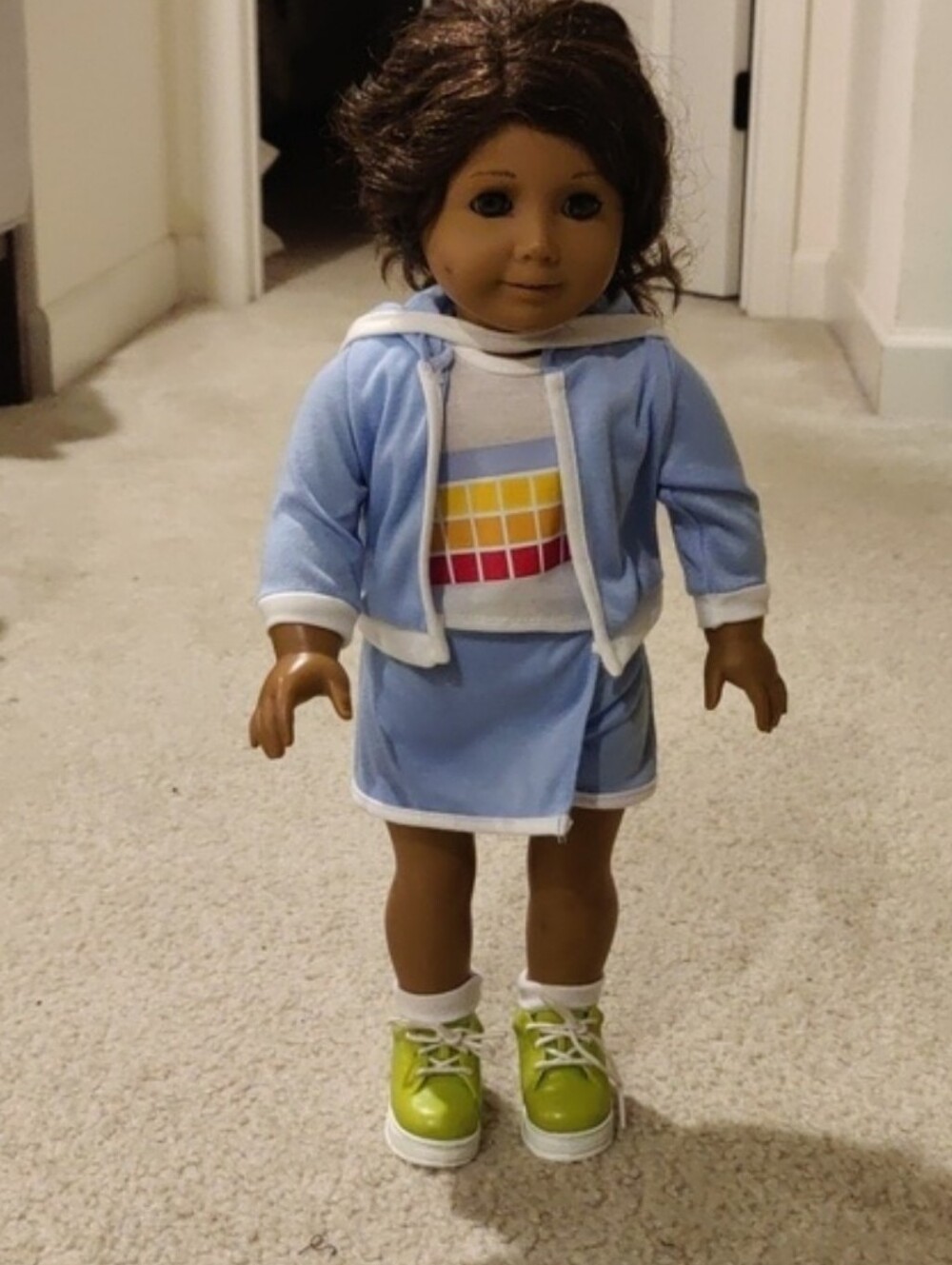 Vintage American Girl Pleasant Company 18" Play Doll Brown Wavy Hair Y2K Retro